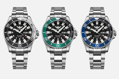 Yelang V1217 42mm Japan Eco-Drive Solar Watch Men's Watch 300M Diver Watch 30ATM Professional Waterproof Sapphire Luminous