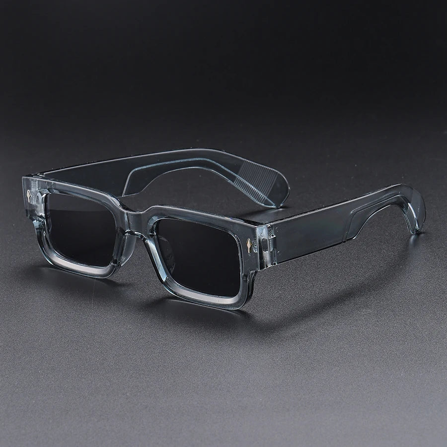 1pc Unisex Casual Simple Style Square Plastic Frame Fashion Glasses Suitable For Daily Life Outdoor Street-Photography Vacation
