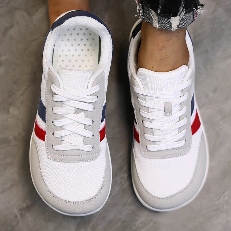 Tenis De Hombre Wide Toe Box Barefoot Shoes Minimalist Breathable Comfortable Outdoor Walking Shoe Sports Casual Blue Shoes 2025