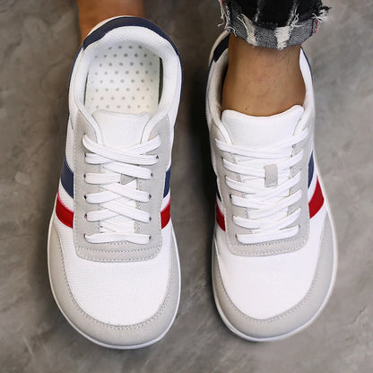 Tenis De Hombre Wide Toe Box Barefoot Shoes Minimalist Breathable Comfortable Outdoor Walking Shoe Sports Casual Blue Shoes 2025