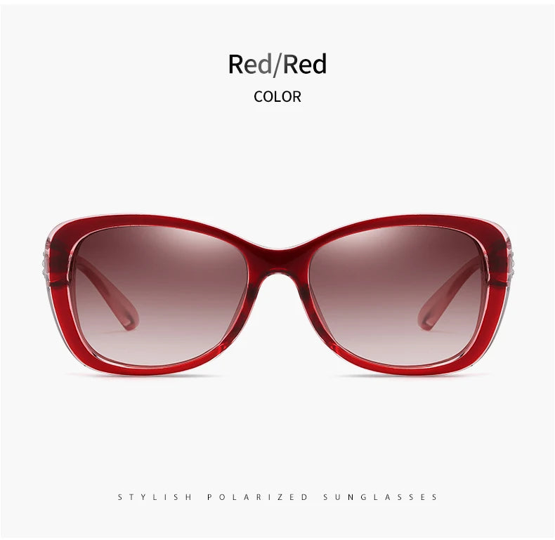 New Luxury Brand Diamond Gradient lens Sunglasses Women Polarized Glasses Driving Anti-glare Sun Glasses oculos de sol feminino