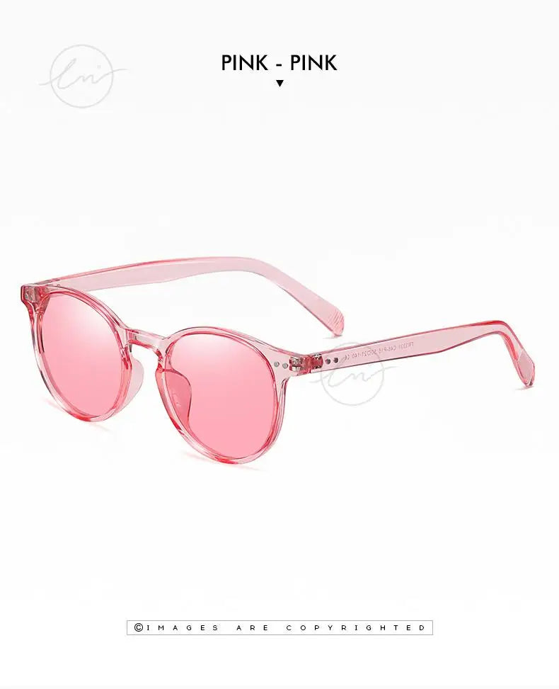 LM Retro kulaté sluneční brýle pro ženy a muže, ultralehké, TR90, polarizované, unisex, brýle na řízení, vintage sluneční brýle, UV400, Gafas De Sol
