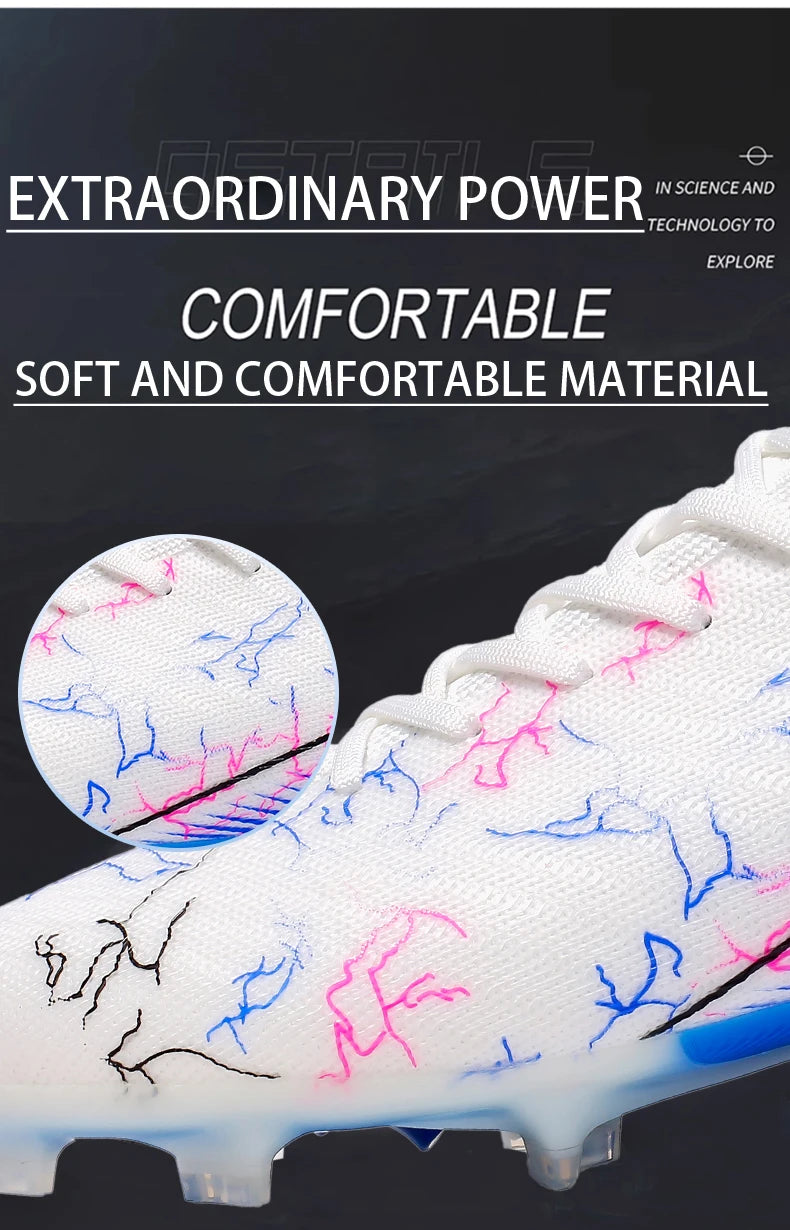 Chaussures de football pour homme, chaussures de foot antidérapantes, baskets d'entraînement FG, crampons de qualité supérieure, vente en gros, drop shipping, unisexe, adulte