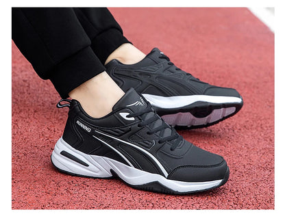 Men's classic retro casual sports shoes Four seasons soft-sole waterproof outdoor youth running shoes breathable light sneakers