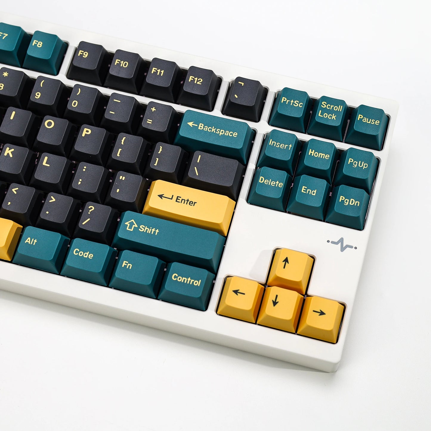 KBDiy GMK MarrsGreen Tastenkappen Retro PBT ISO Double-Shot Cherry-Profil Tastenkappen für MX-Switches Mechanische Gaming-Tastatur-Tastenkappen