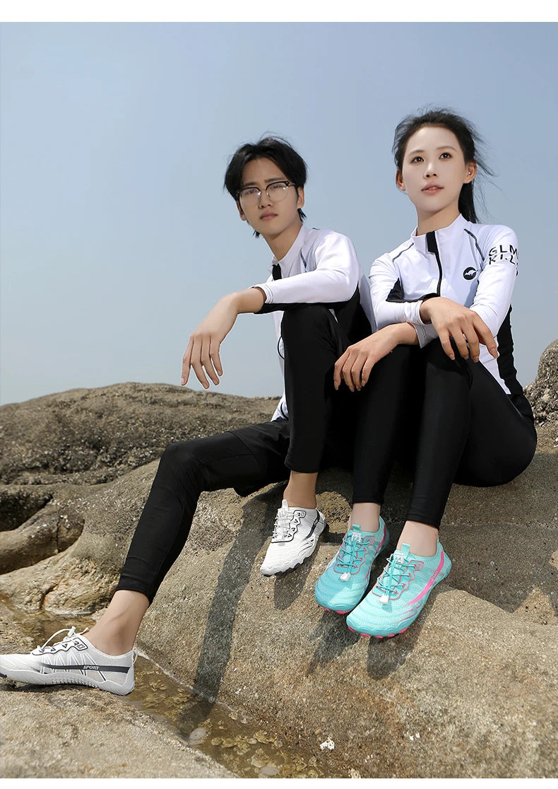 Wasserschuhe, Barfuß-Strand-Sportschuhe, hochwertige rutschfeste Schwimmschuhe, Fünf-Finger-Freizeit-Sportschuhe, Unisex