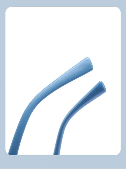 3-12 Years Kids Polarized Sunglasses Boys' Cool Girls Soft TPEE Frame Cat Eye Design Fashion Sun UV400 Protection Oval Glasses