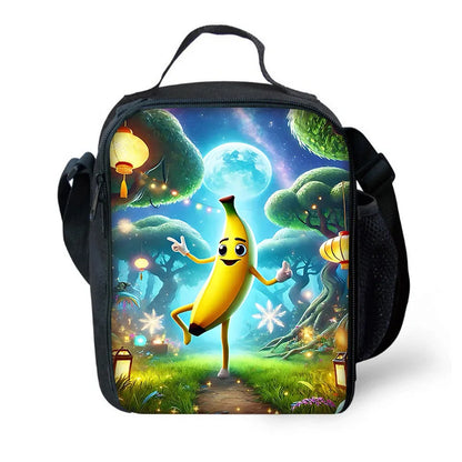 Hot Game FortniteS Child Insulated Large Capacity Bag for Boy and Girl Student Outdoor Picnic Resuable Thermal Cooler Lunch Box