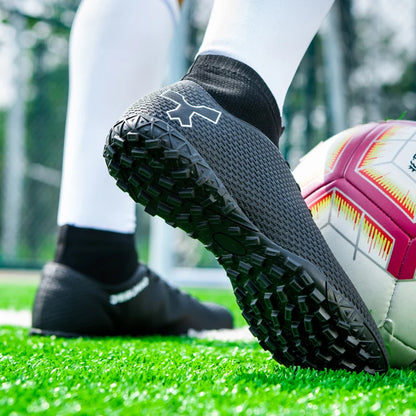 Chaussures de football de qualité pour hommes, chaussures de football résistantes pour garçons, chaussures de football légères pour enfants, baskets d'entraînement de futsal, crampons de football