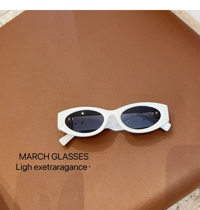 Módní oválné sluneční brýle pro ženy a muže, trendy a stylové sluneční brýle, dámské, streetové, retro, prémiové brýle, Gafas De Sol, UV400