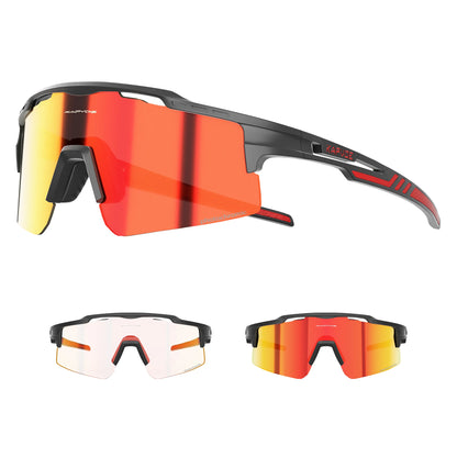Kapvoe Outdoor fotochromatické sportovní cyklistické brýle pro muže a ženy, sluneční brýle pro silniční cyklistiku, UV400, MTB cyklistické brýle, brýle pro řízení