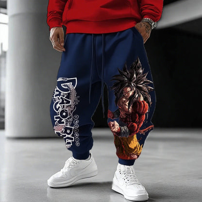 2026 Sommer Dragon Ball Goku 3D-Print-Jogginghose, schnelltrocknende Oversized Outdoor Hip-Hop-Freizeithose für Herren, Damen und Kinder, Y2K