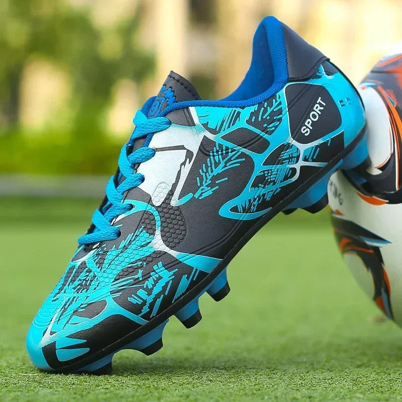 New Men Kids Soccer Shoes Non-Slip Grass Football Boots Boys Cleats Adult Professional Ultralight Training Shoes Drop Shipping