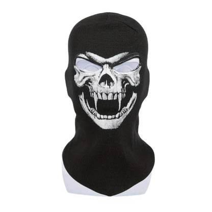 Night light cycling mask; Call of Duty Skull Mask; CS Headset; Deadpool Merchandise Warm Mask; Halloween Fun