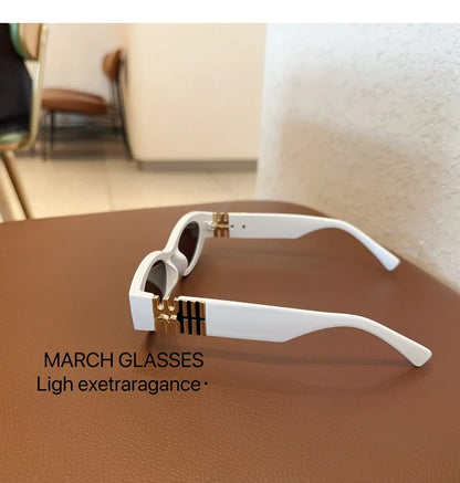 Módní oválné sluneční brýle pro ženy a muže, trendy a stylové sluneční brýle, dámské, streetové, retro, prémiové brýle, Gafas De Sol, UV400