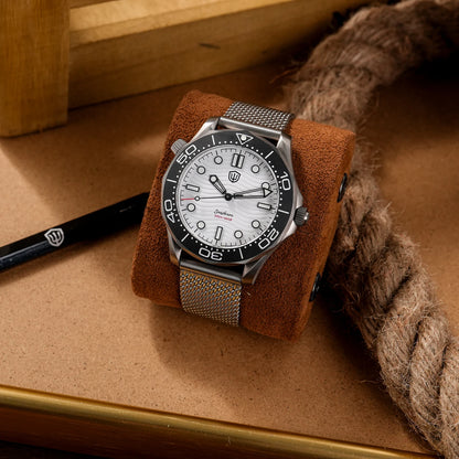 Watchdives 42mm Seafarer Grade 2 Titanium NTTD Dive Watch WD007Q V2 VH31 Sweep Second Quartz Movement Luminous Sapphire Watches