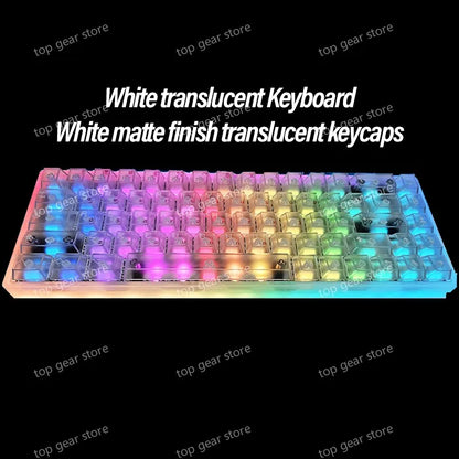 Everglide AE68 Pro Gaming Keyboard 8000Hz Polling Rate High Performance 0.001mm Rapid Trigger ADC Direct Link Dual RGB Lamp