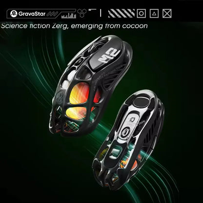 New GravaStar M1 M2 Wireless Magnesium Alloy Gaming Mouse PAW3395 4K 26000DPI Bluetooth 2.4G Wired Hollow Design Gamer Mouse