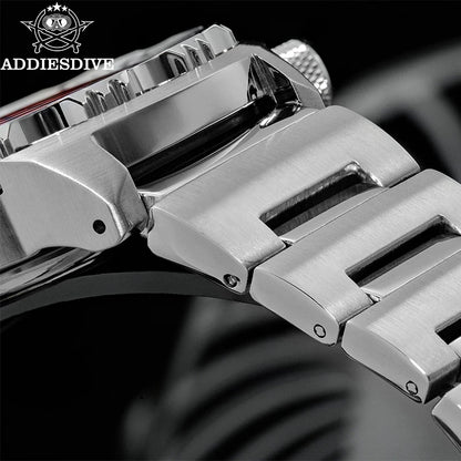 ADDIESDIVE  Luxury Automatic Watches for Men Sapphire 8N24 Stainless Steel Skeleton Luminous 20Bar Waterproof Gift Box Watch