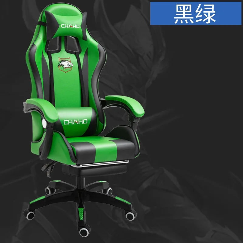 UVR Professional Gaming Computer Chair Ergonomic Office Chair with Footrest, Adjustable Armrest, Swivel Executive Chair for Home Office & Gaming