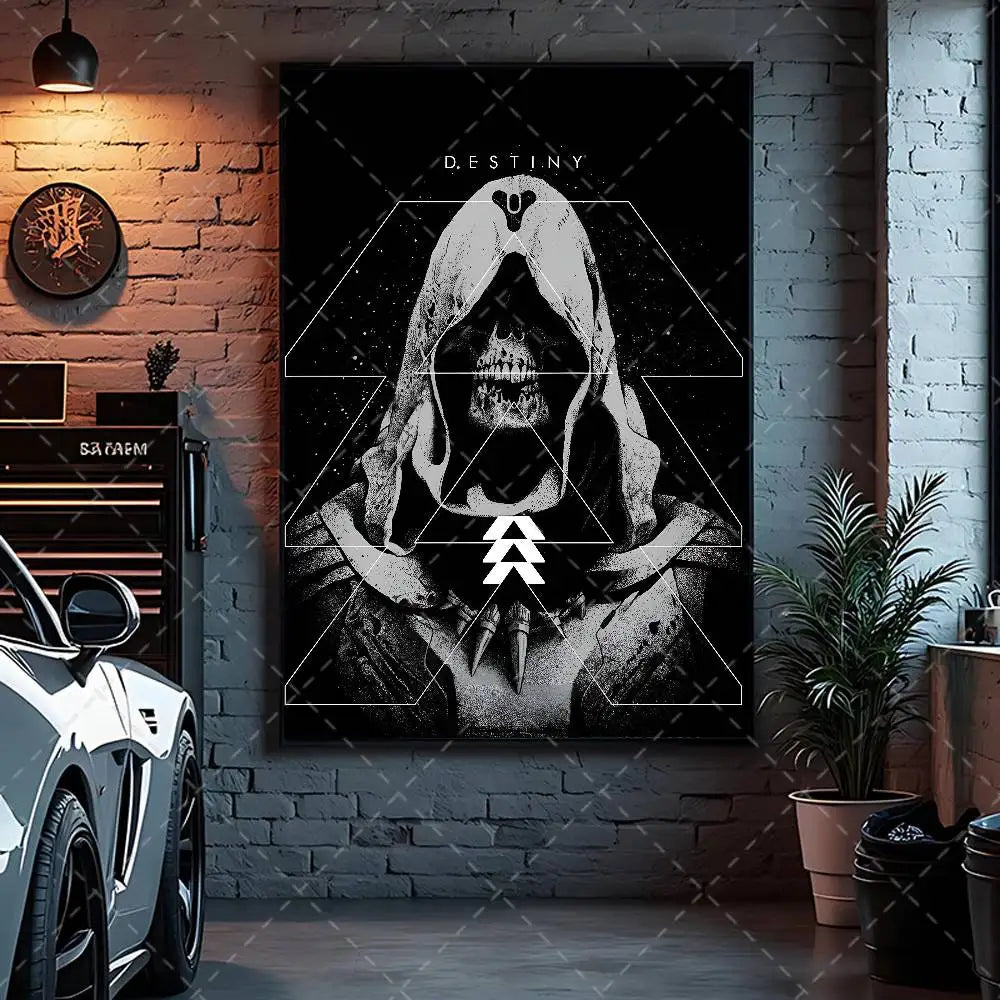 Game Destiny 2 Poster Art With Prints Home Bedroom Living Room Decoration Gift