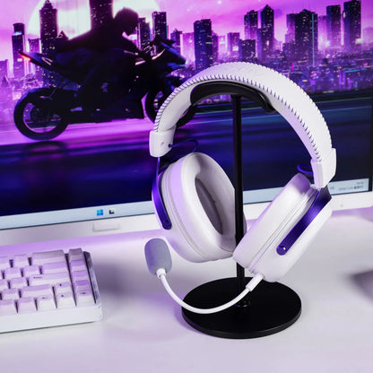 Auscultadores Gaming AKKO Verge S9 com Microfone – Driver de 53mm, Bluetooth 5.3 Sem Fios Quad-Mode, Som Surround 7.1, Auscultadores Gaming Profissionais para FPS