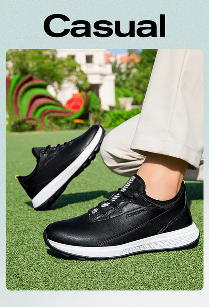 Golf Sports Shoes Men Waterproof high-Quality Leather Golf Competition Sports Shoes Formal Shoes Golf Course Men Training Shoes