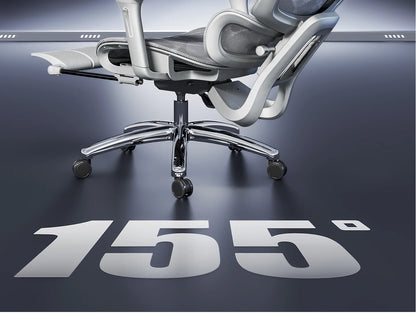 Ergonomic Office Chair with Lumbar Support, Adjustable Height Gaming Chair, Comfortable Computer Chair with Swivel Recliner Design for Home & Office