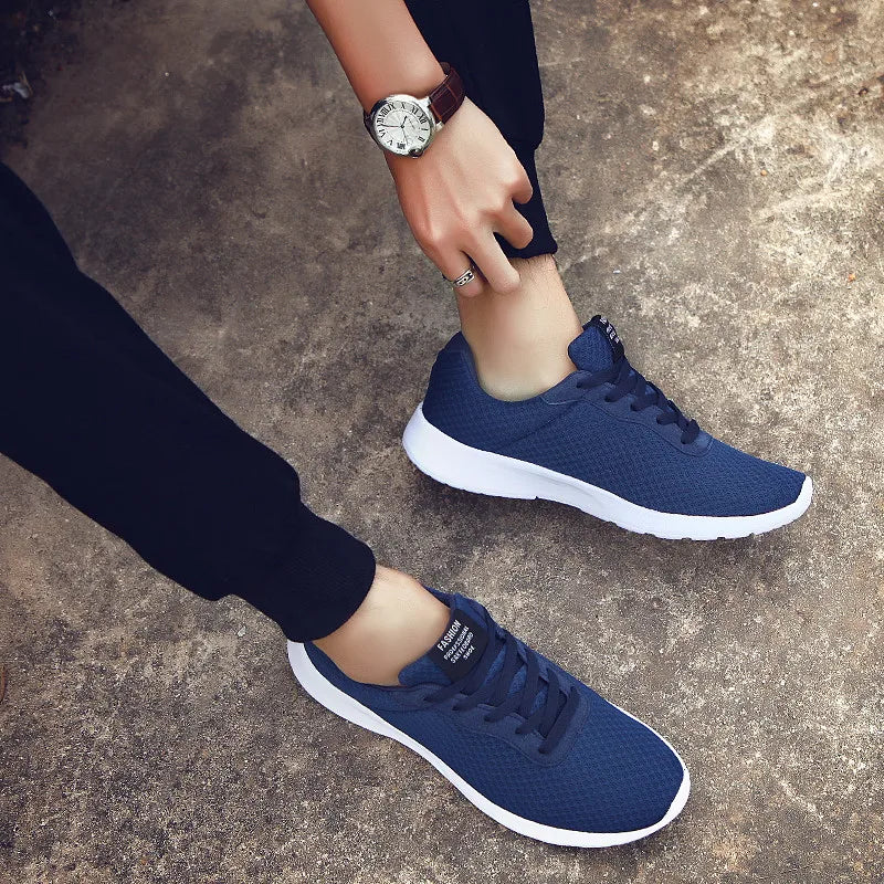 Original Men's Running Walking Mesh Shoes Fashion Casual Sneakers Outdoor Breathable Athletic Gym Lightweight Men's Tennis Footwear