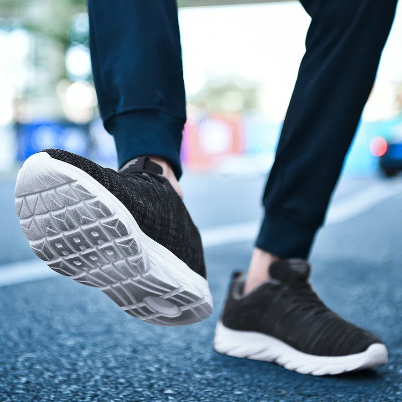 Running Shoes Men Sneakers Fashion Lightweight Trainers Breathable Walking Shoes Comfortable Athletic Sport Shoes for Men