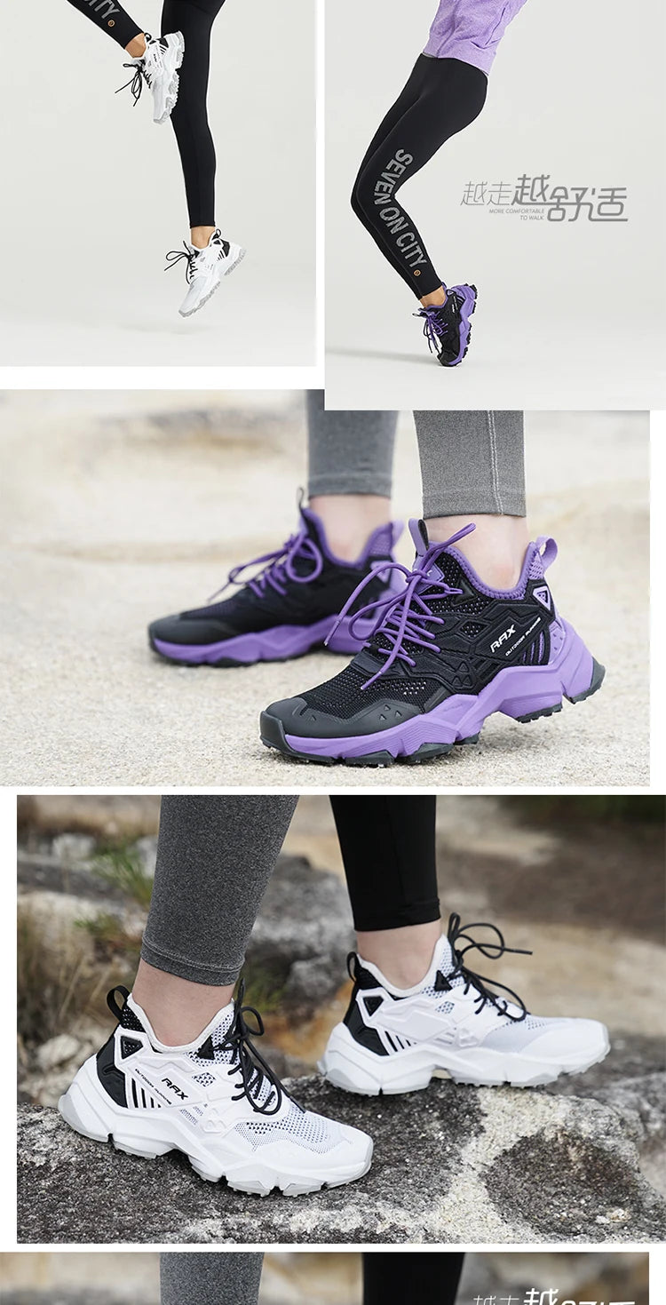 Rax Men's Running Shoes Women Breathable Jogging Shoes Men Lightweight Sneakers Men Gym Shoes Outdoor Sports Shoes Male Zapatos