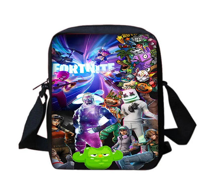 Hot Game Boy Girls Printed Shoulder Messenger Bag Child Design-F-FortniteS Casual Handbag Men Women Phone Bag Shopping Bag