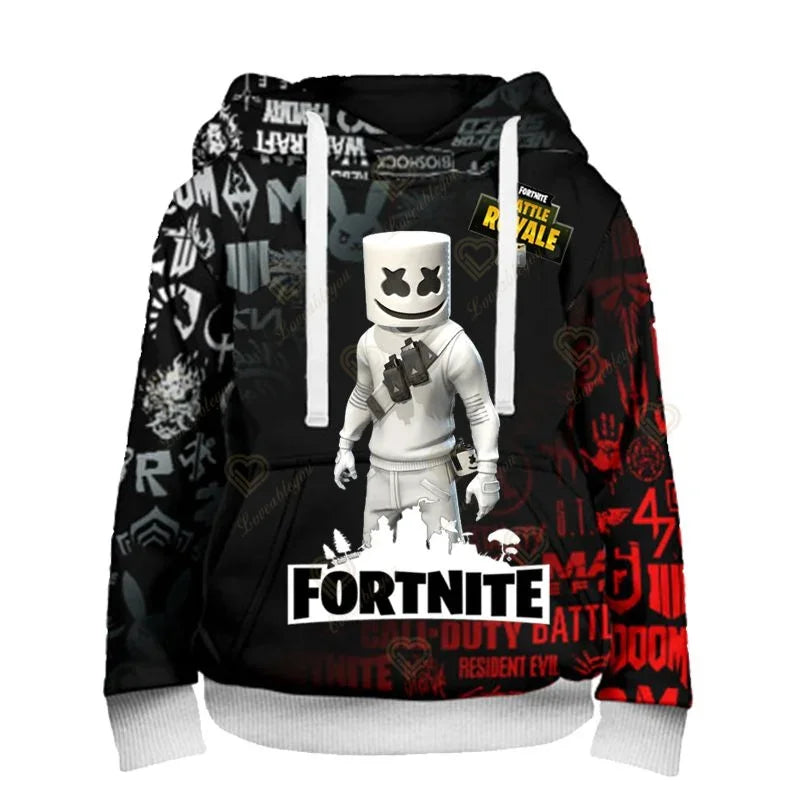 Fortnite Fans Hoodie 3D Battle Royale Print Cosplay Victory Printed Hoodies Men Women Children Hooded Streetwear Sweatshirts