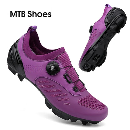 Professional Men's Road Cycling Shoes Breathable Women's MTB Bike Shoes Racing Speed Sneakers Mountain Bicycle Footwear for Shimano