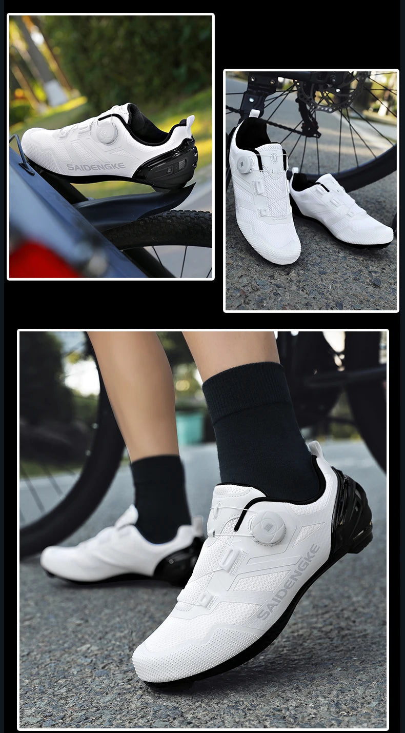 Unisex nieuwe fietsschoenen, professioneel, lichtgewicht, luxe, origineel, racefiets, rubber, MTB, racefiets, modieuze fiets, straat, sport