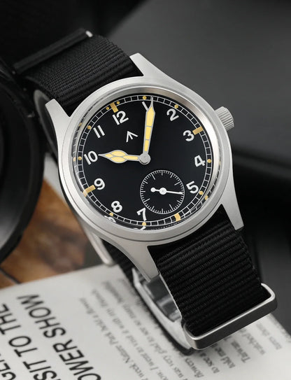 Militado D12 Quartz Watch Men VD78 Movement Domed Sapphire Crystal V2 Clear AR Coating Wristwatch 10Bar Water Resistance Watches