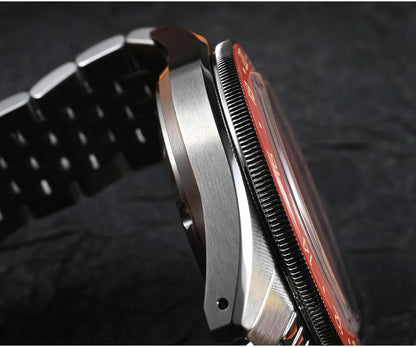 San Martin 39.5mm Limited Edition Full Lume Dial Automatic Mens Watch NH34 GMT 6H Date 10Bar Luxury Kol Saati SN0116W