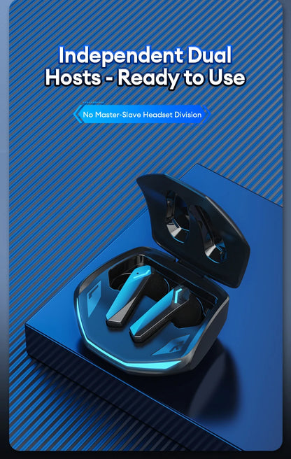 Lenovo GM2 Pro TWS Wireless Gaming Earbuds Bluetooth 5.3 – ENC Noise Cancelling Sport Earphones with Mic, Dual Mode Music & Gaming Headset