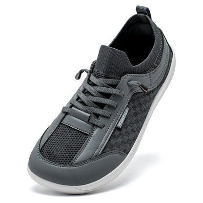 HOBIBEAR Men Barefoot Shoes Women Slip On Wide Toe Walking Sneaker | Zero Drop Sole | Lightweight Breathable Minimalist Shoes