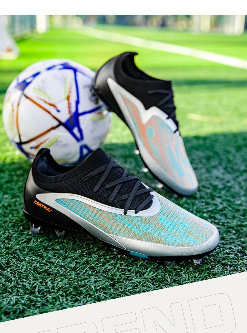 Men New TF Football Boots Sneakers Professional Society Casual Male Soccer Shoes Futsal High Quality Football Shoes Training