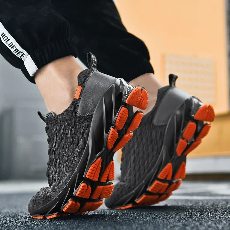 Chaussures de course pour homme à la mode, baskets de marche confortables pour homme, chaussures décontractées respirantes, chaussures de sport antidérapantes, baskets pour homme