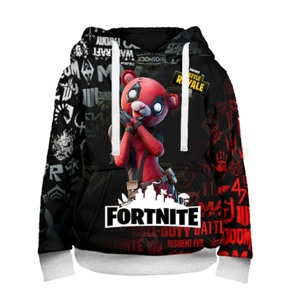 Fortnite Fans Hoodie 3D Battle Royale Print Cosplay Victory Printed Hoodies Men Women Children Hooded Streetwear Sweatshirts