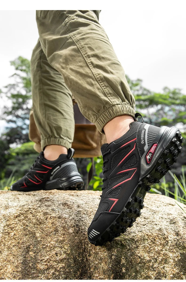 Lockless-Fahrradschuhe für Herren, Outdoor-Wander- und Cross-Country-Schuhe mit rutschfester Sohle, atmungsaktive Sportschuhe, Rennradschuhe