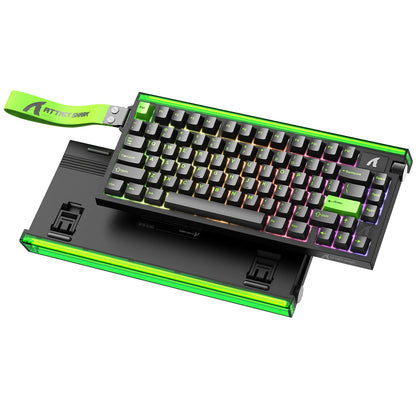 ATTACK SHARK R85 HE 8000Hz RGB Rapid-Trigger-Tastatur, 0.005mm RT-Genauigkeit, kabelgebundene Gaming-Tastatur, magnetischer Hall-Effect-Switch