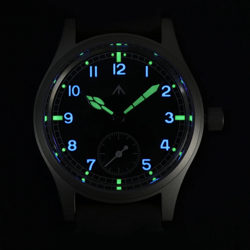 Militado V2 Version Military D12 Watch 36mm AR Sapphire Quartz Movement Watches Waterproof Sub-second Stainless Steel Wristwatch