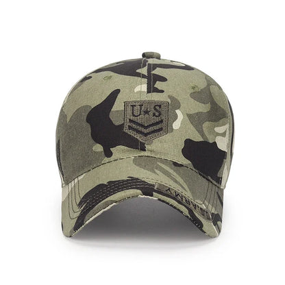 Casquette de baseball camouflage à visière en coton doux, printemps-automne, pour les loisirs en plein air, polyvalente