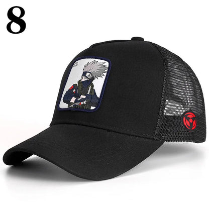 Dragon Ball DRAGONBALL Mesh Cap Cartoon Mesh Cap Men And Women Baseball Cap Fashion Patch Trucker Cap