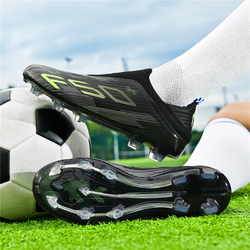 Neue Herren-Fußballschuhe, rutschfeste Indoor-Futsal-Fußballschuhe, Match-Rasenstollen, hochwertige Sneaker, Bestseller, High-Top, Outdoor