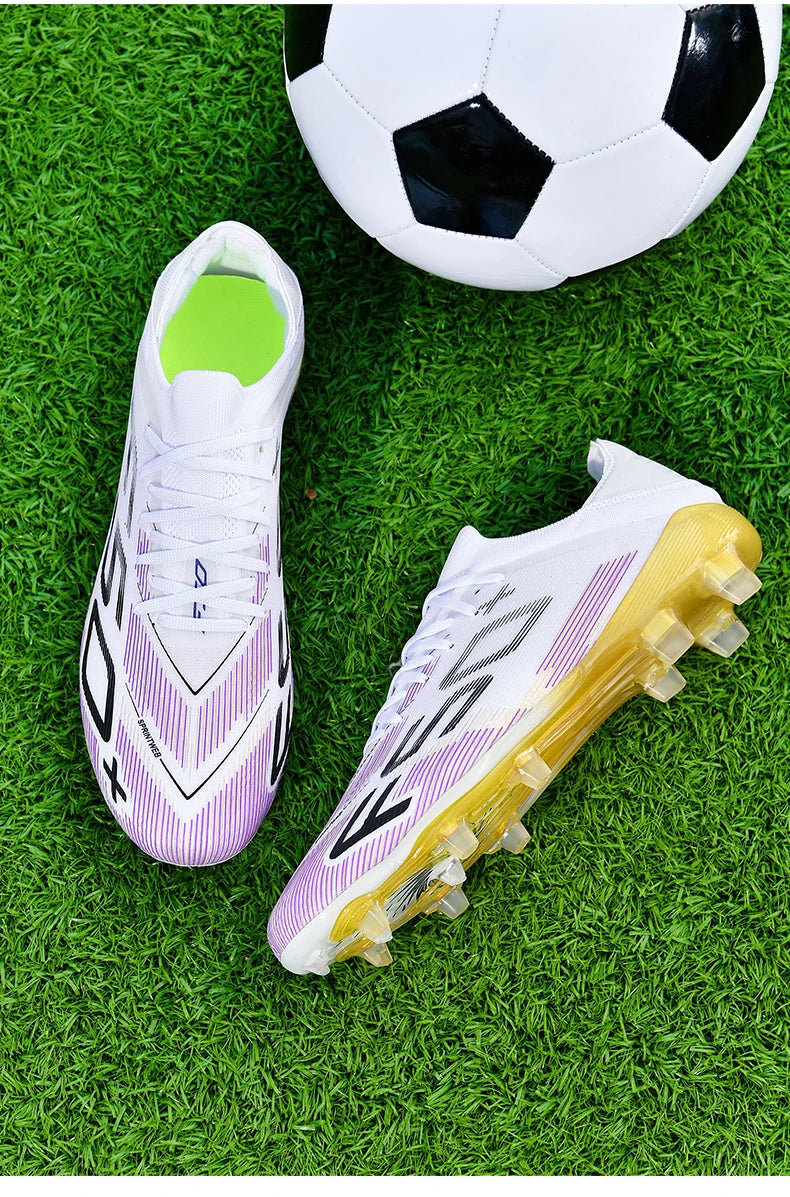 Neue Herren-Fußballschuhe, rutschfeste Indoor-Futsal-Fußballschuhe, Match-Rasenstollen, hochwertige Sneaker, Bestseller, High-Top, Outdoor