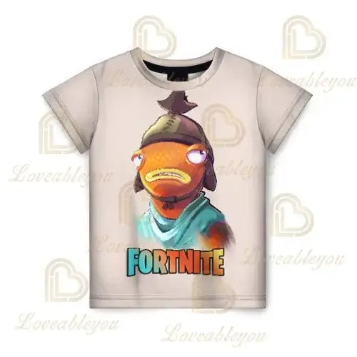Cartoon Fortnite New Summer Children T Shirt 3D Printed Boys Girls Streetwear Adults Kids Clothes Funny Tee O-Neck Tops